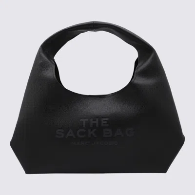 Marc Jacobs Black Leather The Sack Shoulder Bag In Black
