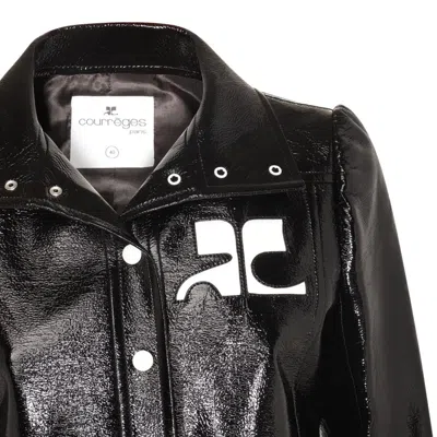 Courrèges Black Casual Jacket In Black