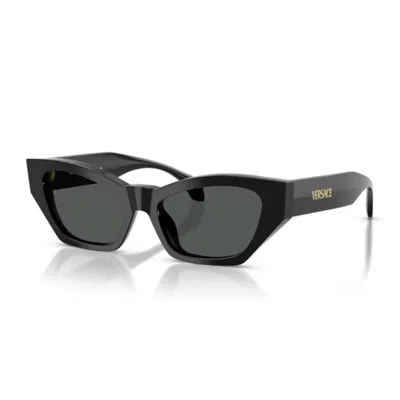 Versace 0ve4488u Signature Sunglasses In Black