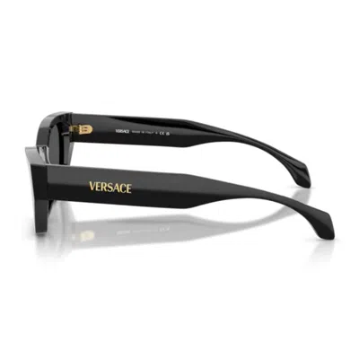 Versace 0ve4488u Signature Sunglasses In Black