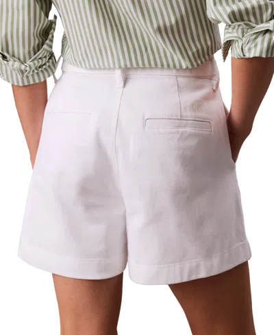 Calvin Klein Jeans Est.1978 Women's High Rise Tie Waist Denim Shorts