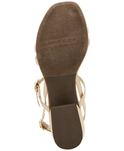 Anne Klein Women's Mackenzie Strappy Sandals In Brown