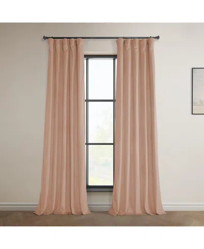 Half Price Drapes Pillow White Heritage Plush Velvet Room Darkening Curtain