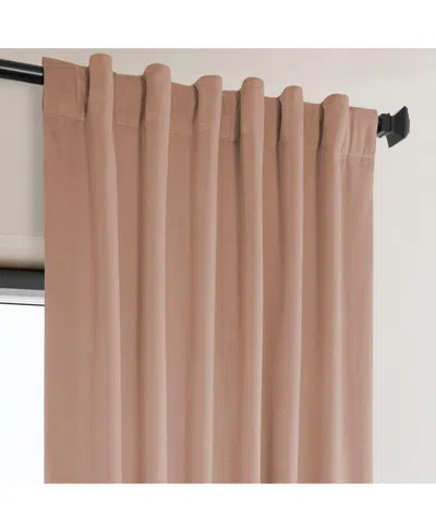 Half Price Drapes Pillow White Heritage Plush Velvet Room Darkening Curtain