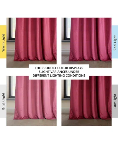 Half Price Drapes Pillow White Heritage Plush Velvet Room Darkening Curtain