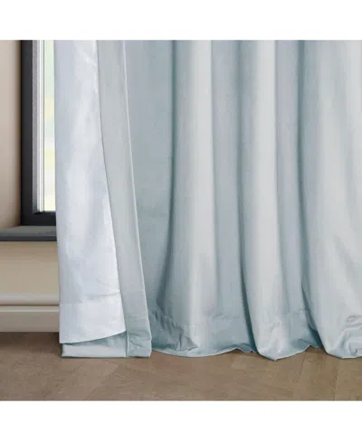 Half Price Drapes Pillow White Heritage Plush Velvet Room Darkening Curtain