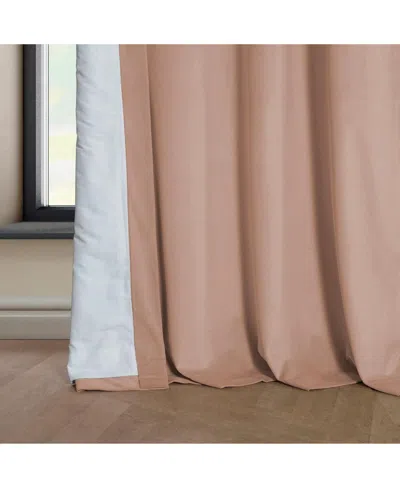 Half Price Drapes Pillow White Heritage Plush Velvet Room Darkening Curtain