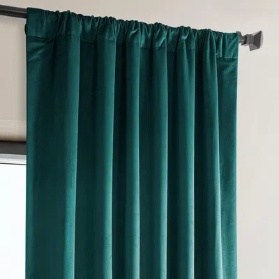 Half Price Drapes Pillow White Heritage Plush Velvet Room Darkening Curtain