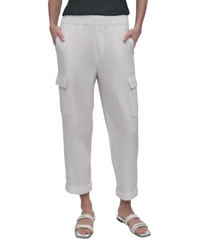Dkny Jeans Women's Mid Rise Relaxed Pull-on Cargo Pants