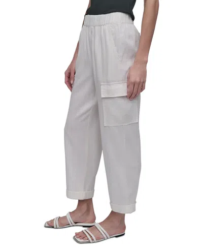Dkny Jeans Women's Mid Rise Relaxed Pull-on Cargo Pants