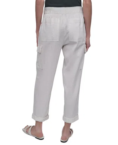 Dkny Jeans Women's Mid Rise Relaxed Pull-on Cargo Pants