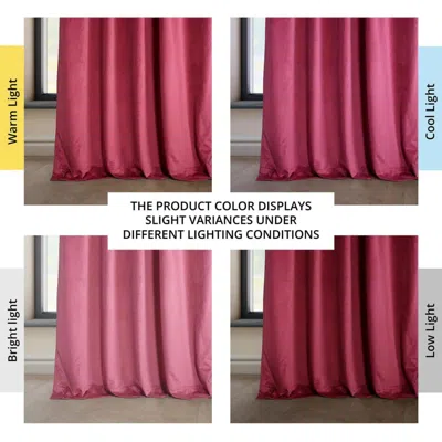 Half Price Drapes Pillow White Heritage Plush Velvet Room Darkening Curtain