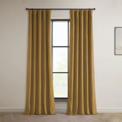 Half Price Drapes Pillow White Heritage Plush Velvet Room Darkening Curtain