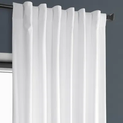 Half Price Drapes Pillow White Heritage Plush Velvet Room Darkening Curtain