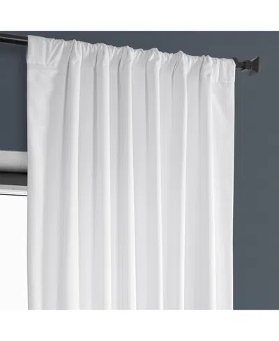 Half Price Drapes Pillow White Heritage Plush Velvet Room Darkening Curtain