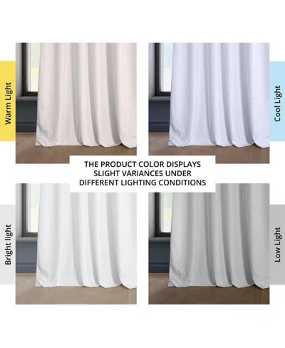 Half Price Drapes Pillow White Heritage Plush Velvet Room Darkening Curtain