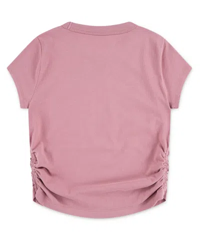 Abercrombie Girls Laurel Heart Baby T-shirt In Pink