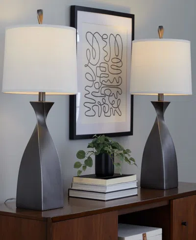Lumisource 30" Polyresin Curvo Table Lamp