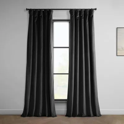 Half Price Drapes Pillow White Heritage Plush Velvet Room Darkening Curtain