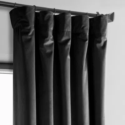 Half Price Drapes Pillow White Heritage Plush Velvet Room Darkening Curtain