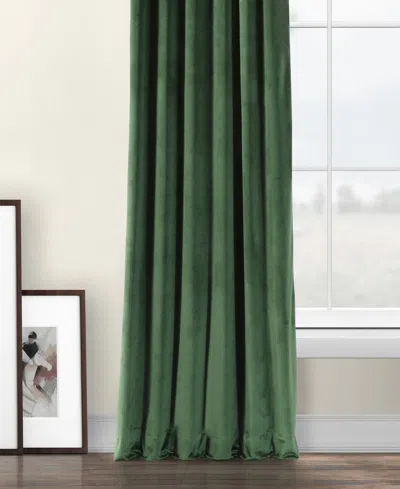 Half Price Drapes Pillow White Heritage Plush Velvet Room Darkening Curtain