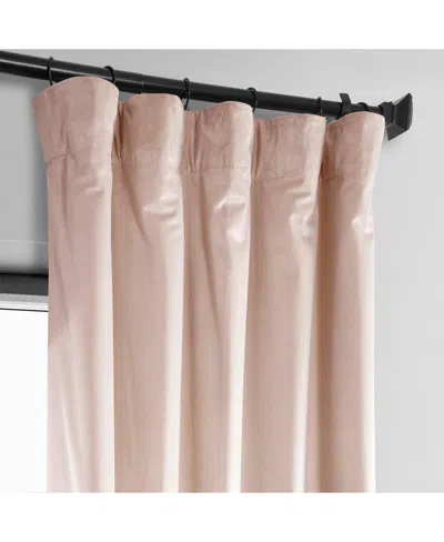 Half Price Drapes Pillow White Heritage Plush Velvet Room Darkening Curtain