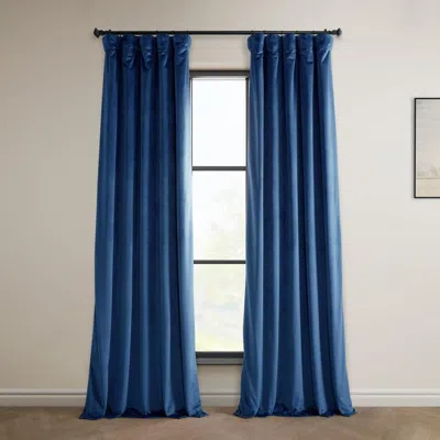 Half Price Drapes Pillow White Heritage Plush Velvet Room Darkening Curtain