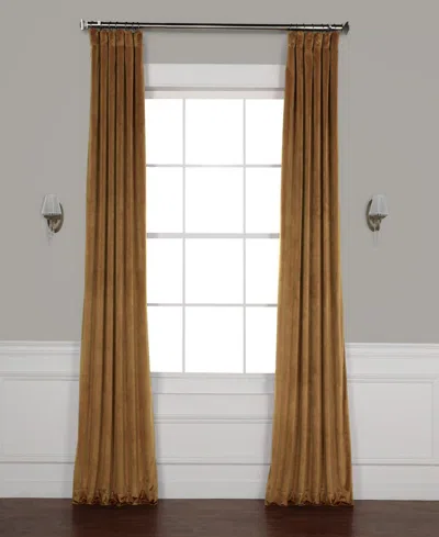 Half Price Drapes Pillow White Heritage Plush Velvet Room Darkening Curtain