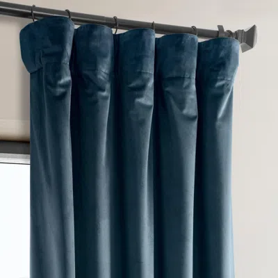 Half Price Drapes Pillow White Heritage Plush Velvet Room Darkening Curtain