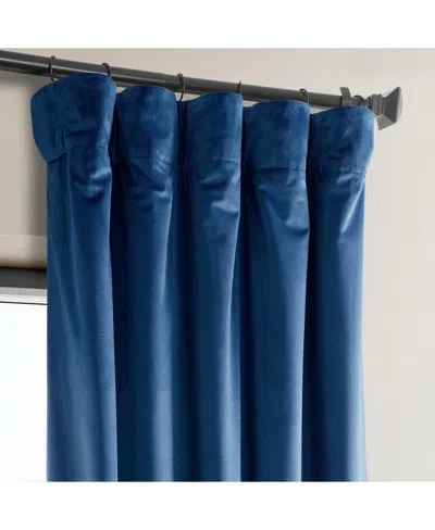 Half Price Drapes Pillow White Heritage Plush Velvet Room Darkening Curtain