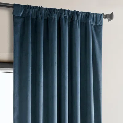 Half Price Drapes Pillow White Heritage Plush Velvet Room Darkening Curtain