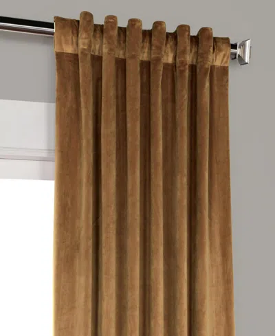 Half Price Drapes Pillow White Heritage Plush Velvet Room Darkening Curtain