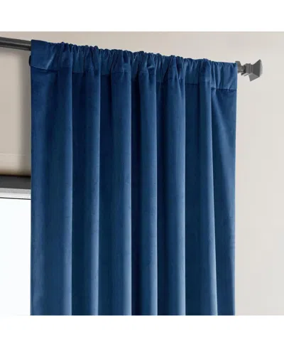 Half Price Drapes Pillow White Heritage Plush Velvet Room Darkening Curtain