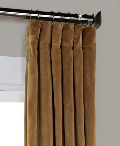 Half Price Drapes Pillow White Heritage Plush Velvet Room Darkening Curtain