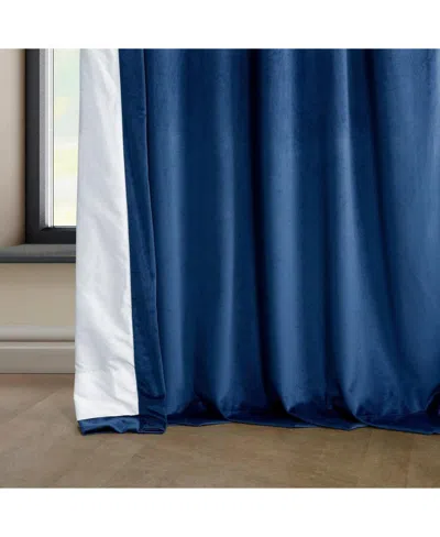 Half Price Drapes Pillow White Heritage Plush Velvet Room Darkening Curtain