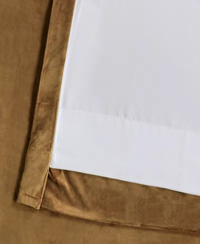 Half Price Drapes Pillow White Heritage Plush Velvet Room Darkening Curtain