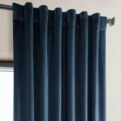 Half Price Drapes Pillow White Heritage Plush Velvet Room Darkening Curtain