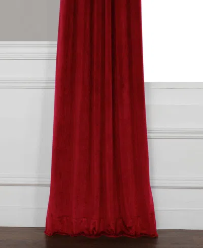 Half Price Drapes Pillow White Heritage Plush Velvet Room Darkening Curtain