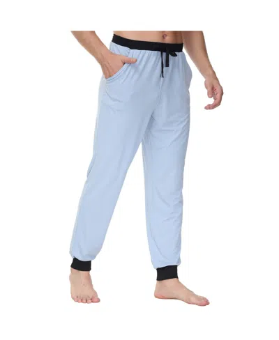 Ink+ivy Men's Heat Retaining Contrast Trim Pajama Pants In Blue