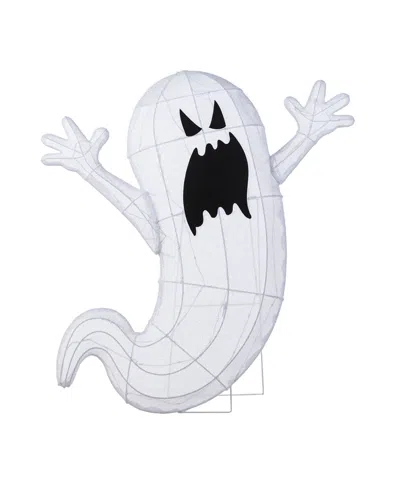 Glitzhome 35.5" Lighted Halloween Ghosts Outdoor Decor With Warm White Led Lights