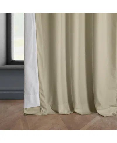 Half Price Drapes Pillow White Heritage Plush Velvet Room Darkening Curtain