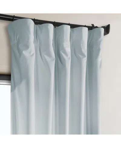 Half Price Drapes Pillow White Heritage Plush Velvet Room Darkening Curtain