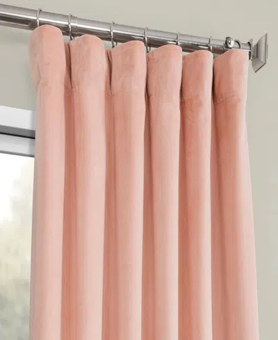 Half Price Drapes Pillow White Heritage Plush Velvet Room Darkening Curtain