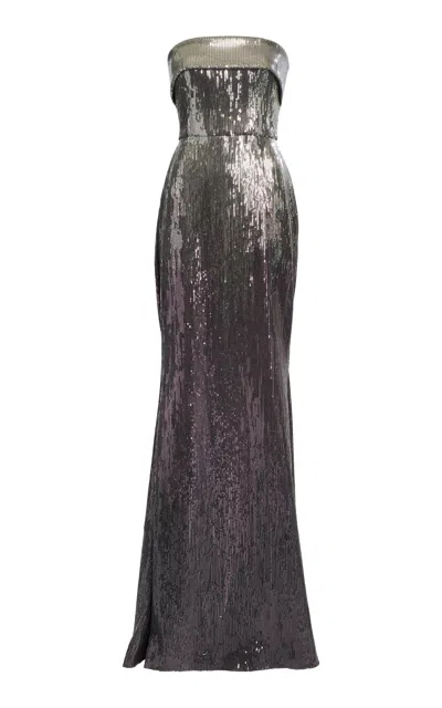 Elie Saab Sequins Long Dress