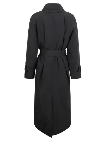 Brunello Cucinelli Classic Trench Coat With Belted Waist In Black