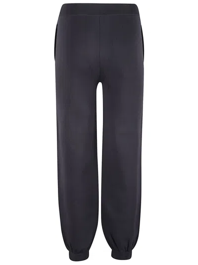 Max Mara Relaxed Fit Trousers With Tapered Leg In Blue