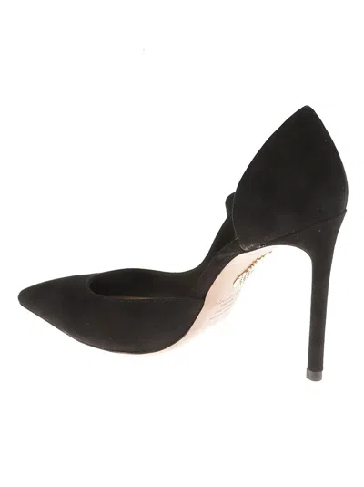 Aquazzura Pointed Toe Pumps With Bow Detail