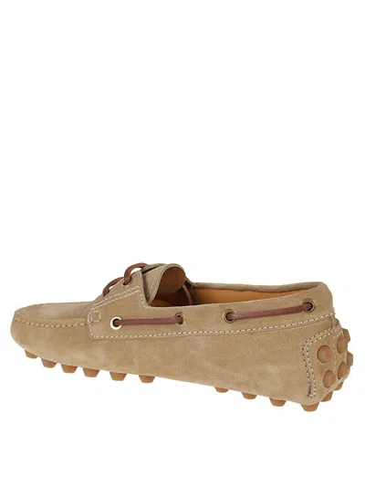 Tod's Gommino Leather-trimmed Suede Loafers