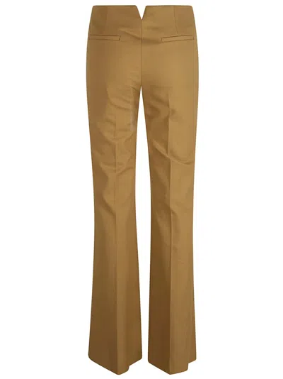 Chloé High-waisted Tailored Trousers With Flared Legs