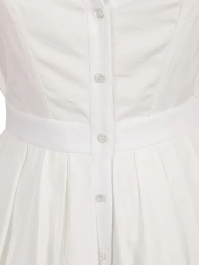 Alexander Mcqueen Button-down Dress With Fitted Bodice